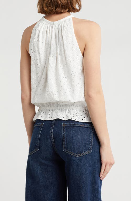 Ramy Brook Sidnee Eyelet Embroidered Cotton Tank