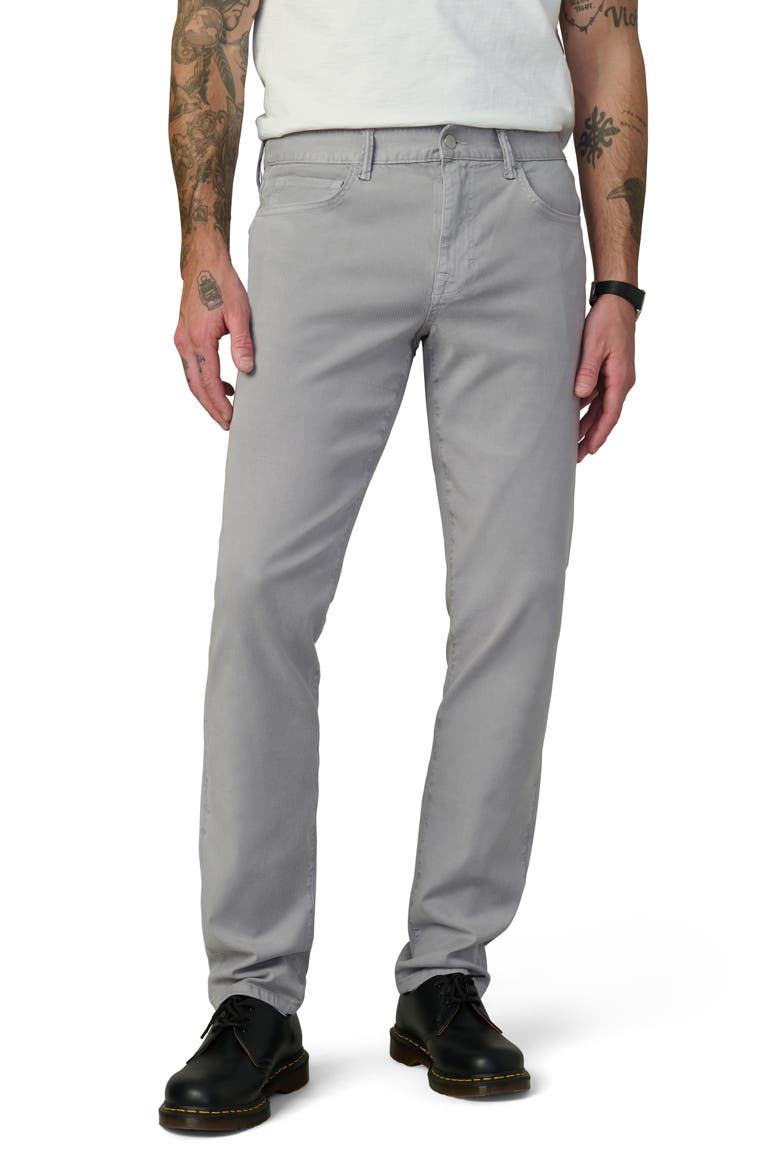 The Asher Slim Fit Five-Pocket Twill Pants, Main, color, ULTIMATE GREY