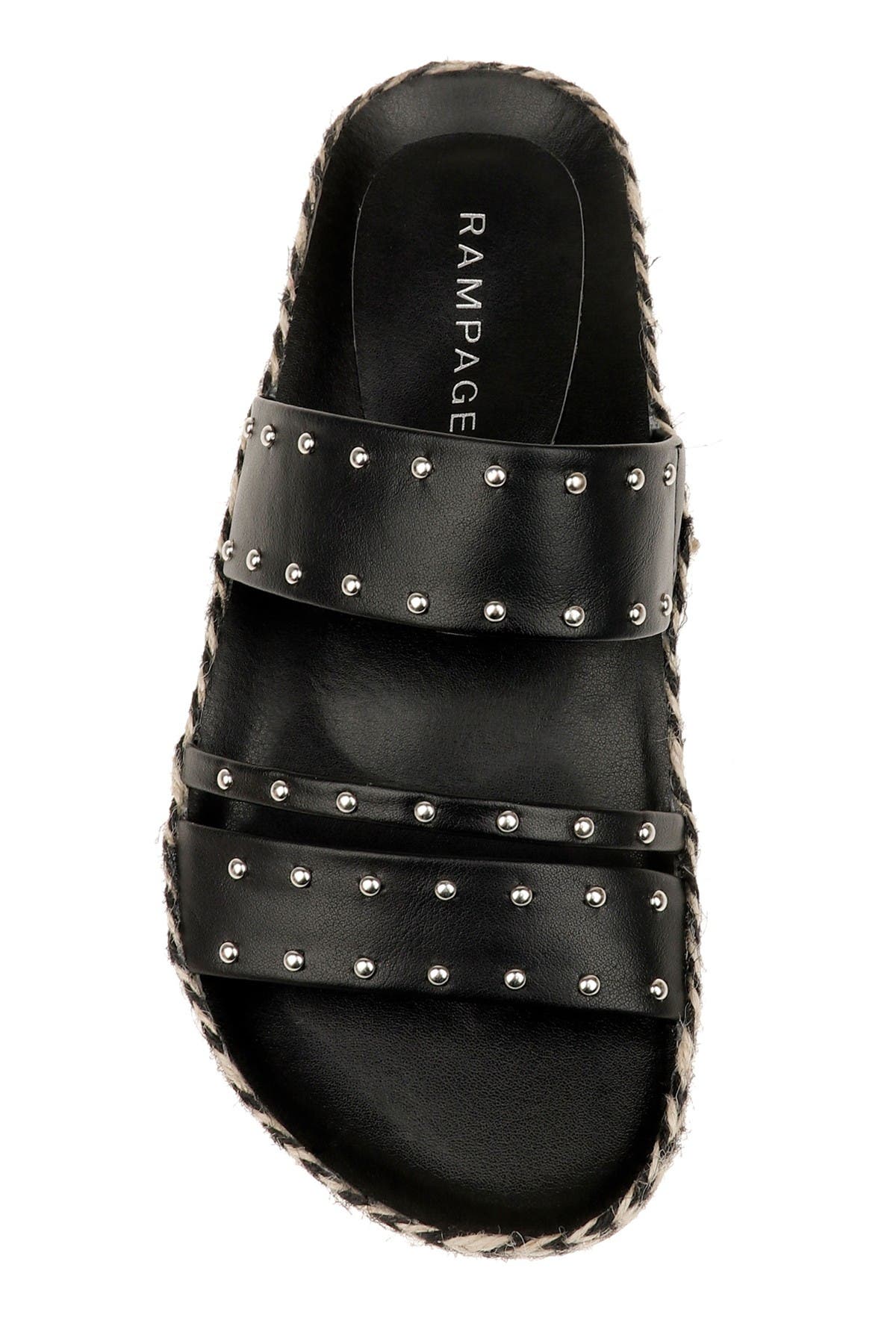 Rampage Ada Stud Embellished Sandal, Alternate, color, 