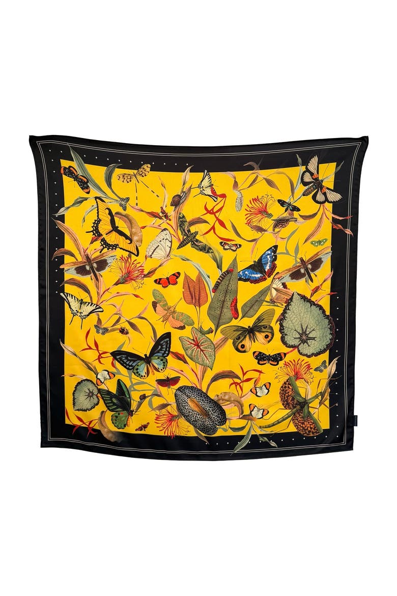 Scarf Butterfly 1, Main, color, Yellow