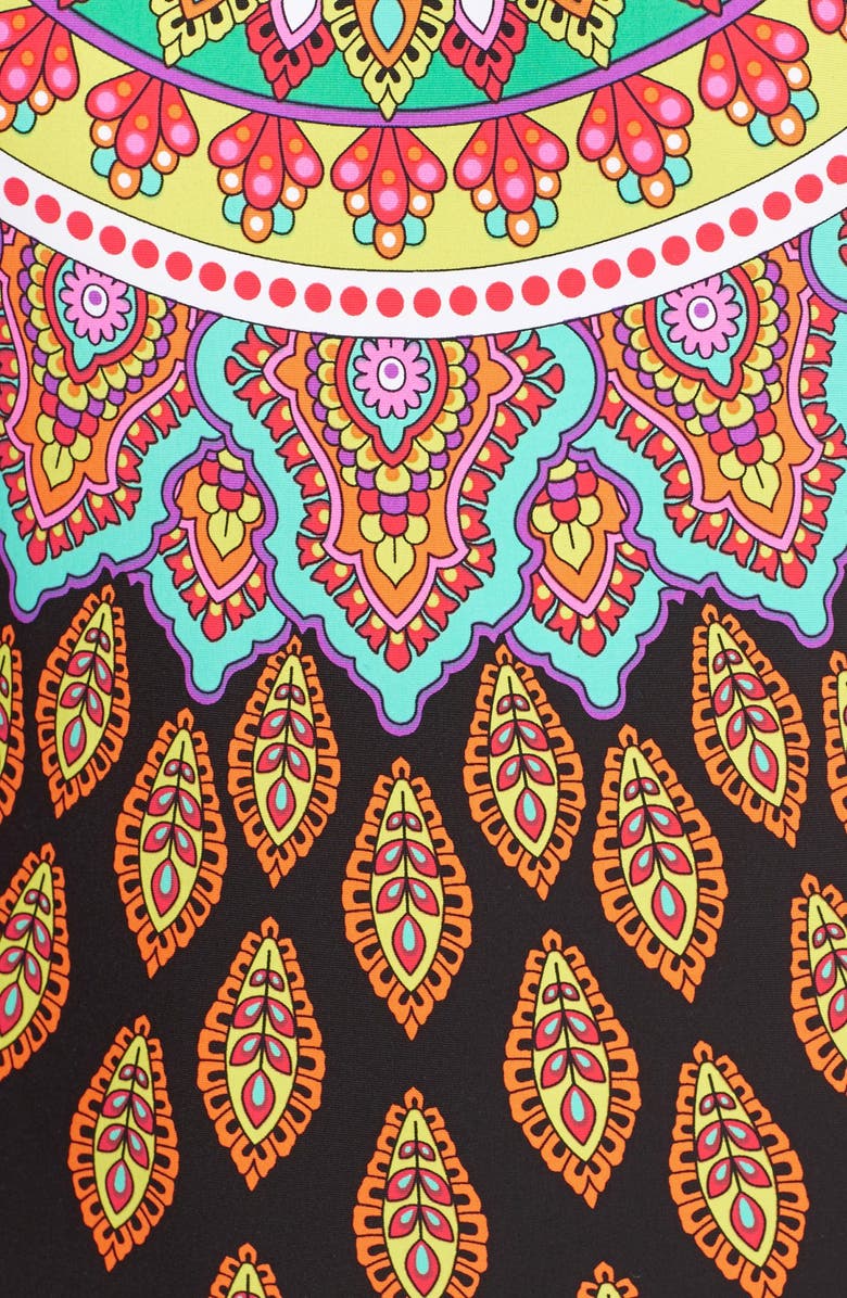 Trina Turk 'Moroccan Medallion' Print One-Piece Swimsuit, Alternate, color,