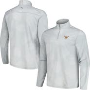 Tommy Bahama Men's Tommy Bahama Gray Texas Longhorns Delray Frond IslandZone Half-Zip Jacket
