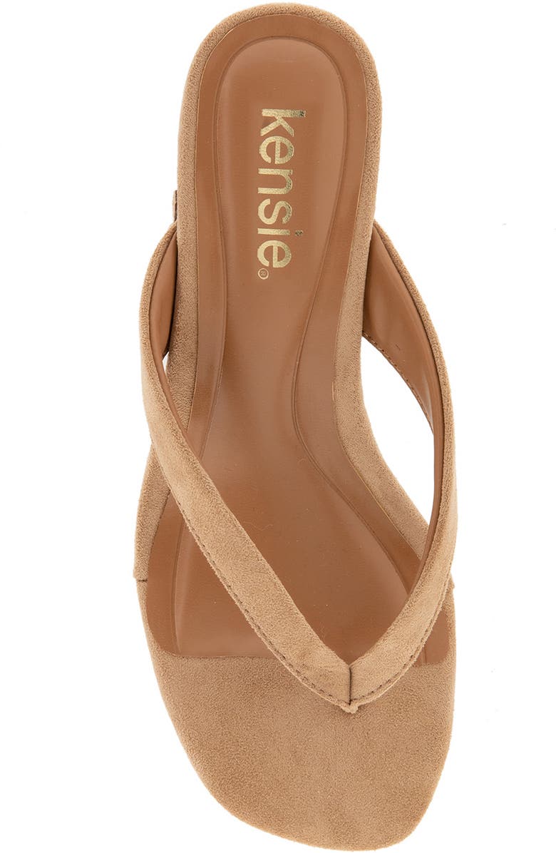 Kensie Nolita Wedge Sandal, Alternate, color, Sand