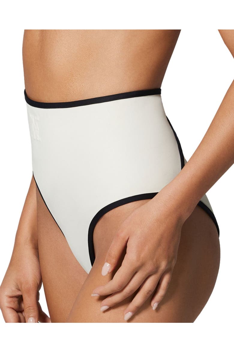 Contraste HW Bikini Bottom, Alternate, color, Ecru/Black