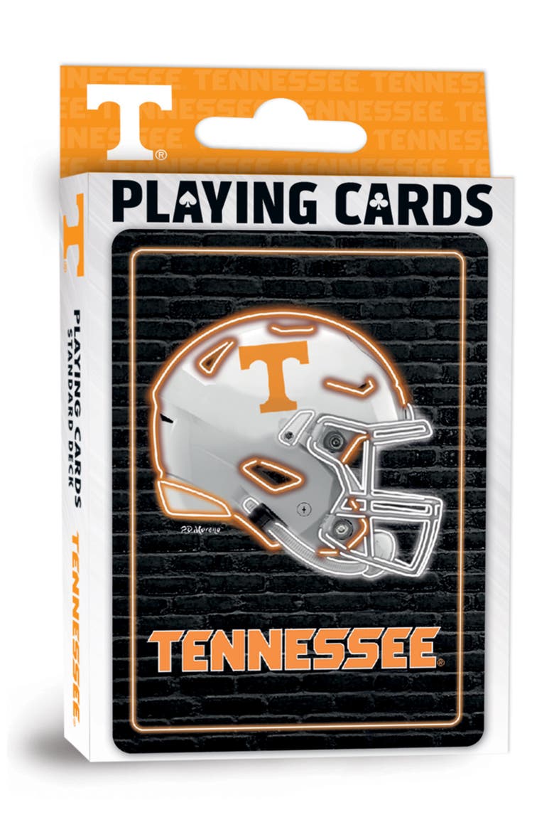 Tennessee Volunteers Neon Playing Cards, Main, color, Multicolor