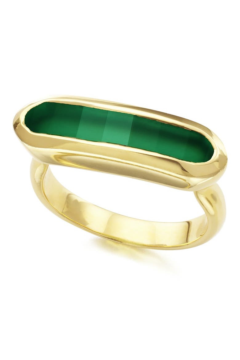 Baja Stone Ring, Main, color, YELLOW GOLD