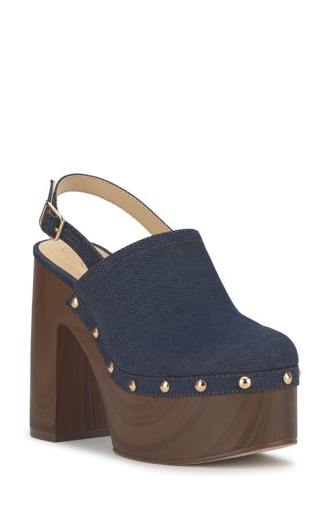 Caze Stud Platform Sandal (Women)