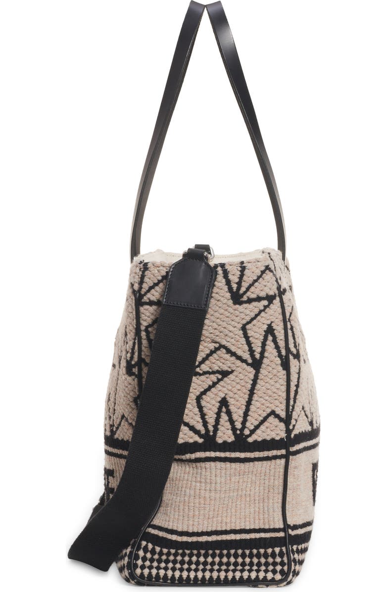 Golden Goose California East/West Wool Blend Knit Tote, Alternate, color,
