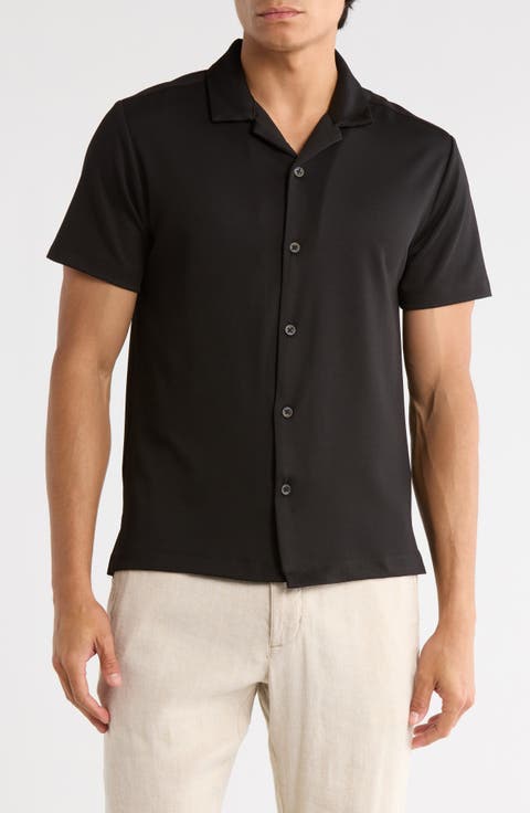 Textured Camp Shirt