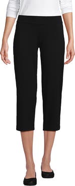 Lands' End Starfish Mid Rise Pull On Crop Pants
