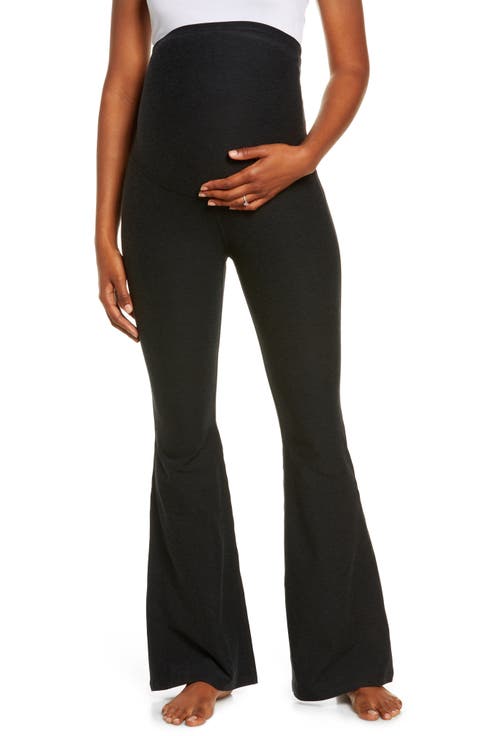 High Waist Flare Maternity Pants
