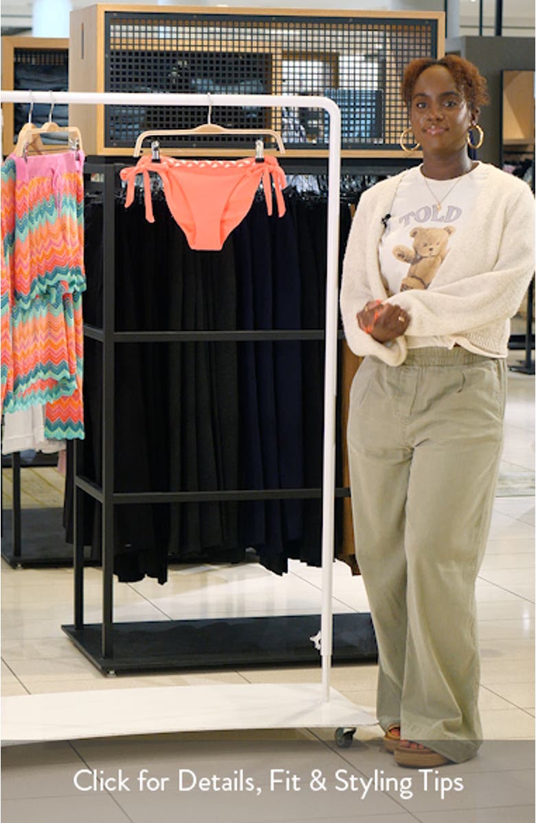 Modern Edge Side Tie Bikini Bottoms, sales video thumbnail