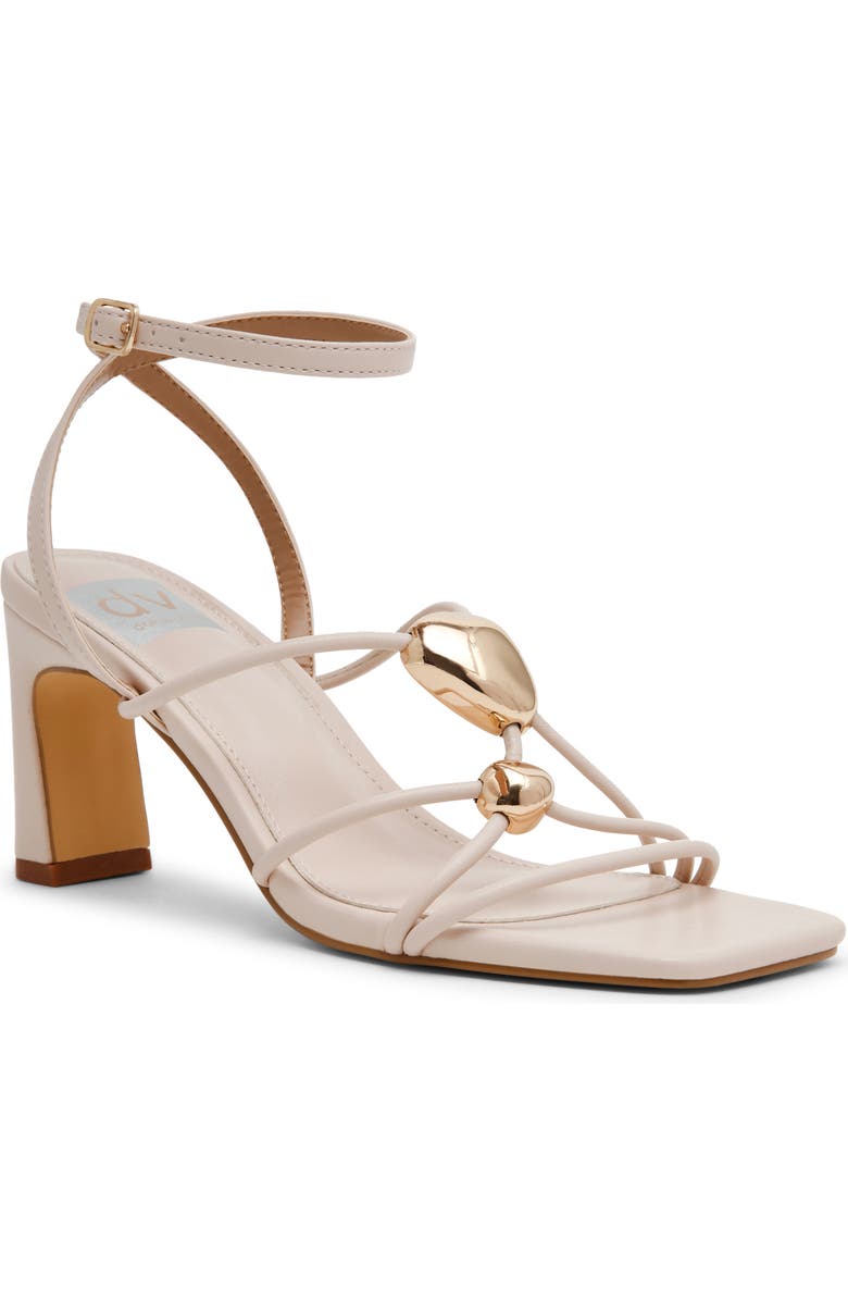 DV by Dolce Vita Leeana Ankle Strap Sandal, Main, color, Ivory