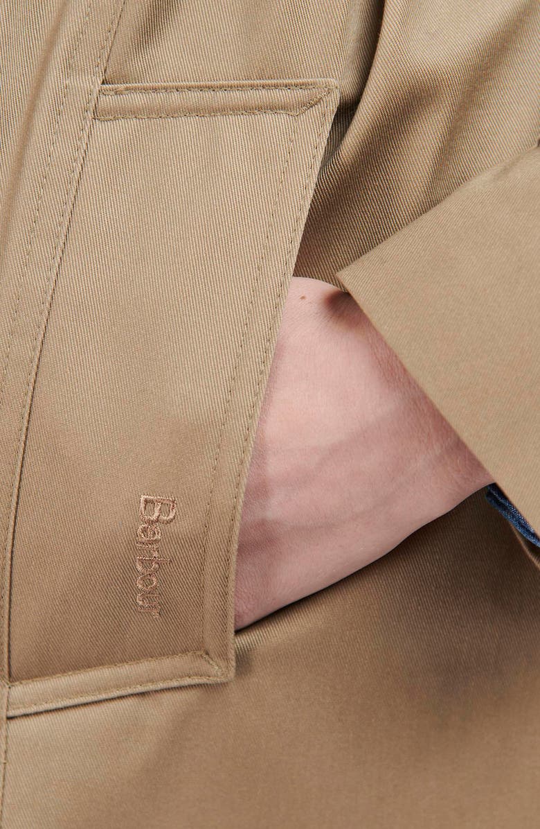 Barbour Greta Showerproof Belted Trench Coat, Alternate, color,