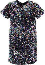Lola + The Boys Shimmer Stardust Sequin Dress