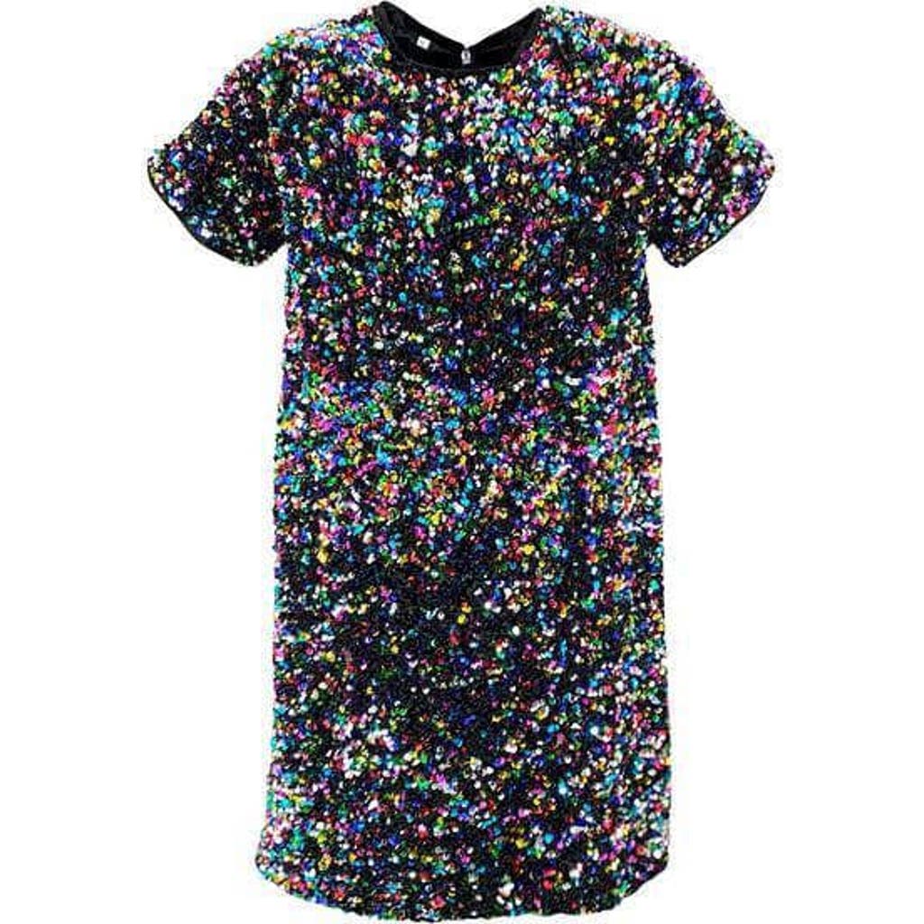 LOLA + THE BOYS LOLA + THE BOYS SHIMMER STARDUST SEQUIN DRESS