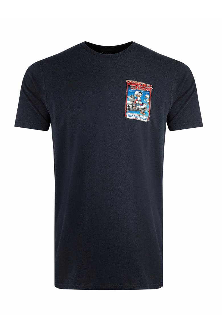 Quack To The Future RSPB Artist T-Shirt, Alternate, color, Navy