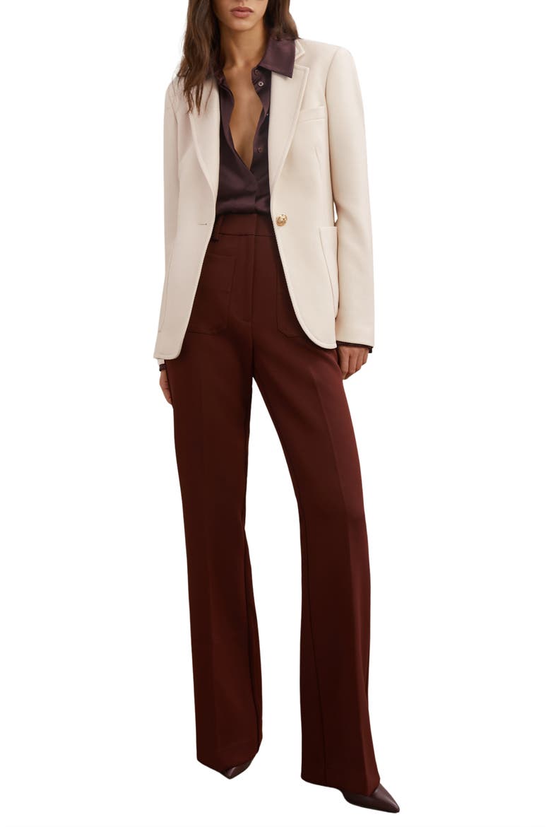 Soren Wool Blend Blazer, Alternate, color, CREAM
