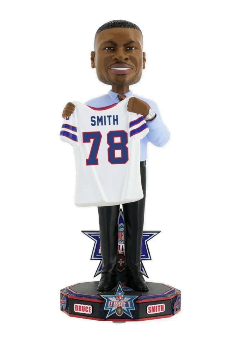 Bruce Smith (Buffalo Bills) 1985 NFL Draft Pick Bobblehead, Main, color, Multi-Color
