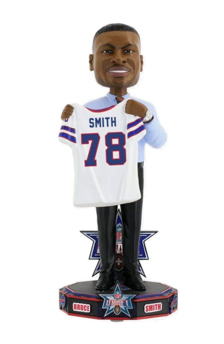 FOCO Bruce Smith (Buffalo Bills) 1985 NFL Draft Pick Bobblehead, Main, color, Multi-Color