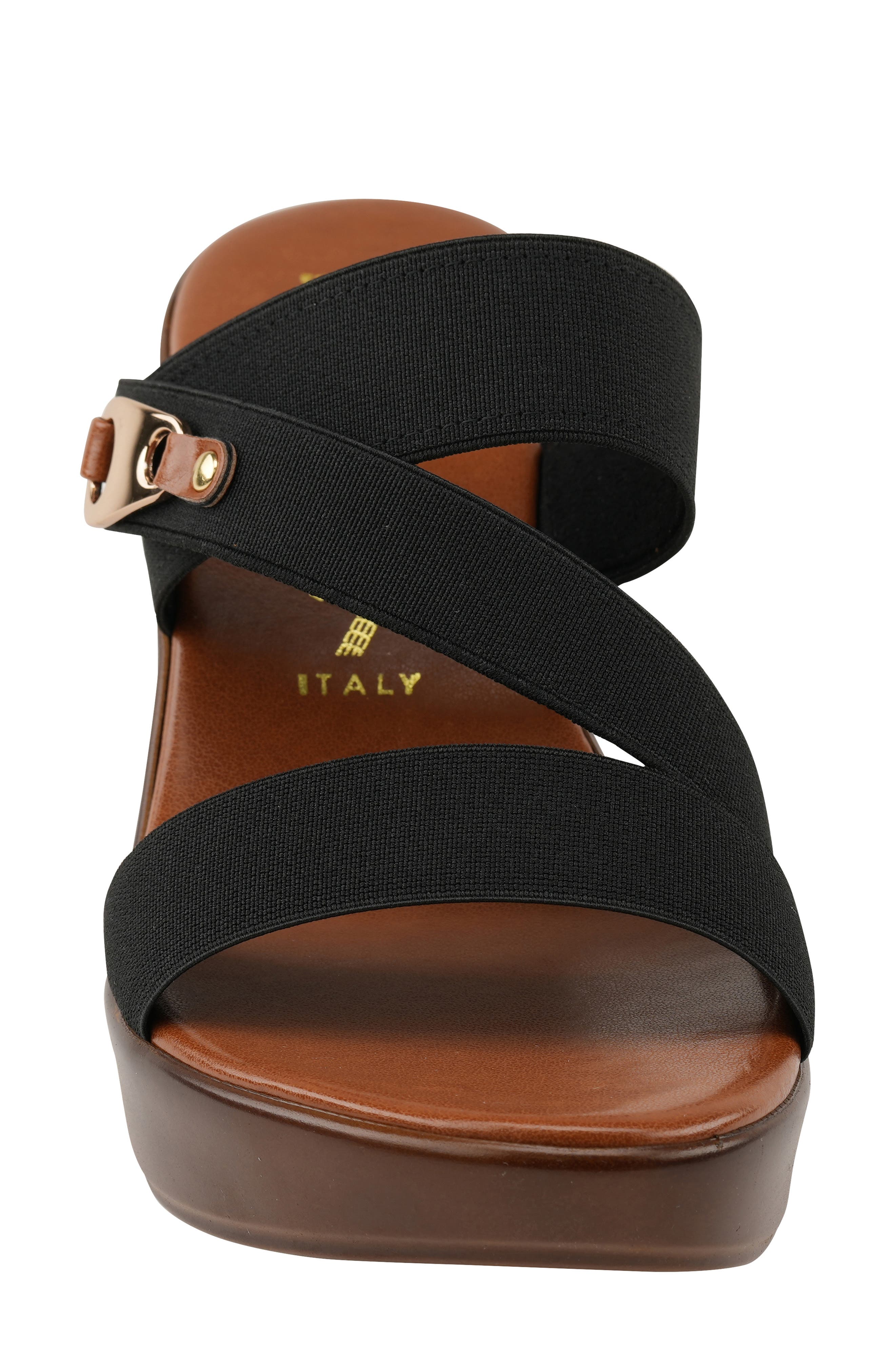 ITALIAN SHOEMAKERS Koda Wedge Slide Sandal, Alternate, color, 