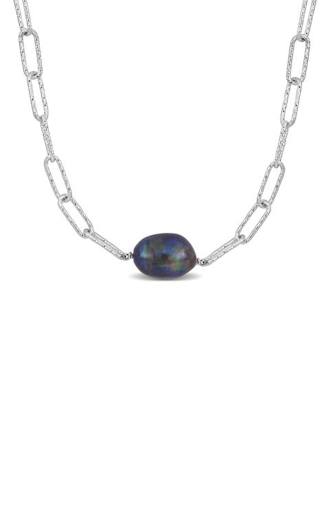 Black Freshwater Pearl Necklace