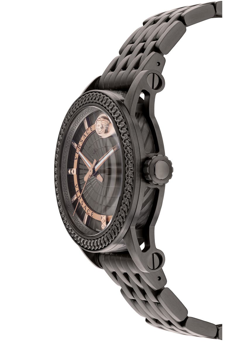 Code Bracelet Watch, 41mm, Alternate, color, IP GUNMETAL
