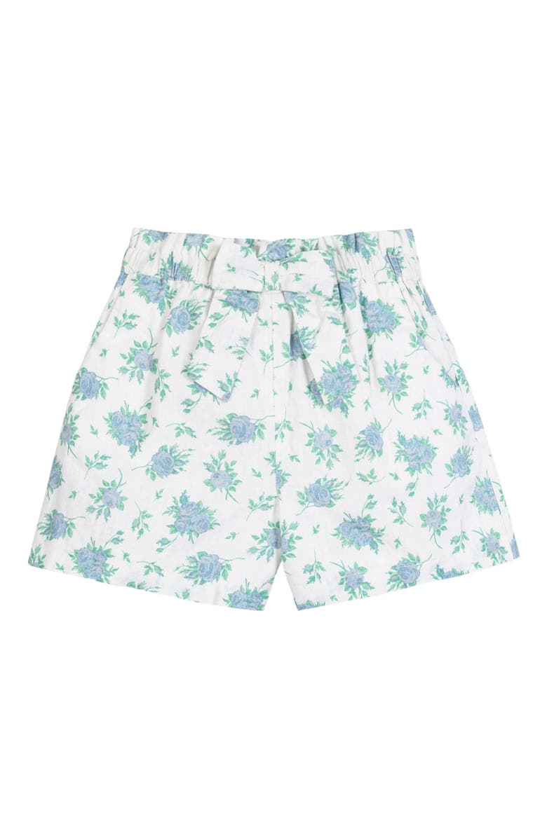 Hope & Henry Girls' Pull-On Cinched Waist Linen Short, Kids, Alternate, color,
