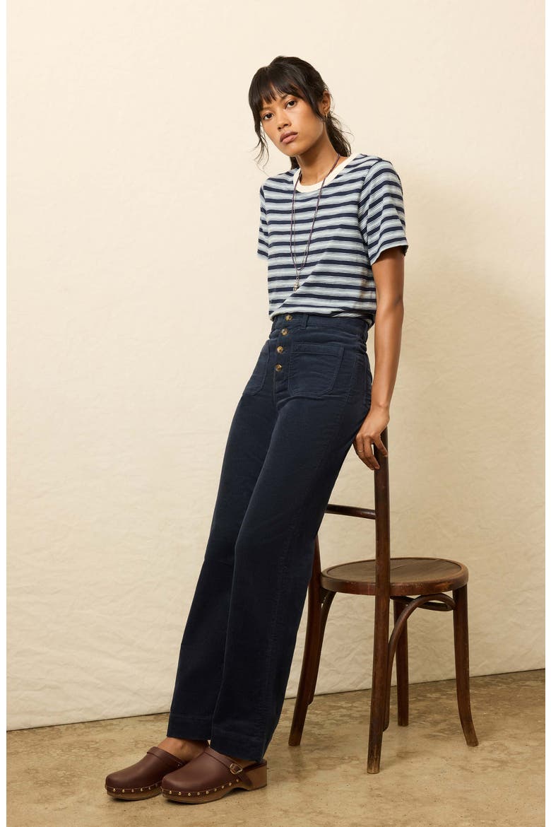 Stretch Corduroy Patch Pocket Pants, Alternate, color, ABYSS NAVY