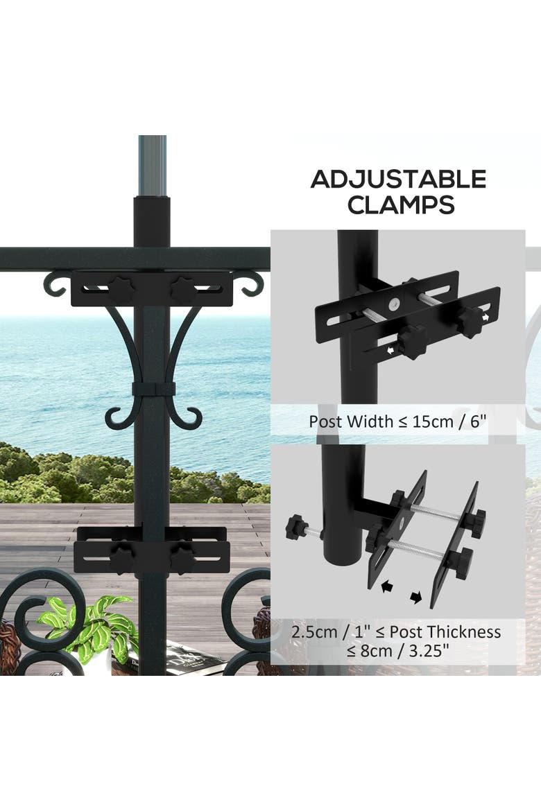 Patio Umbrella Holder, Alternate, color, Black