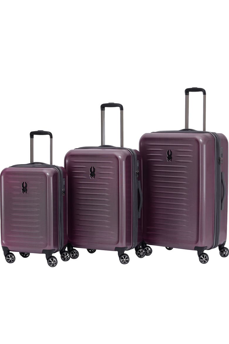 Rails 3 Piece (20"/ 25"/ 29") Hardside Luggage Set, Main, color, Burgundy