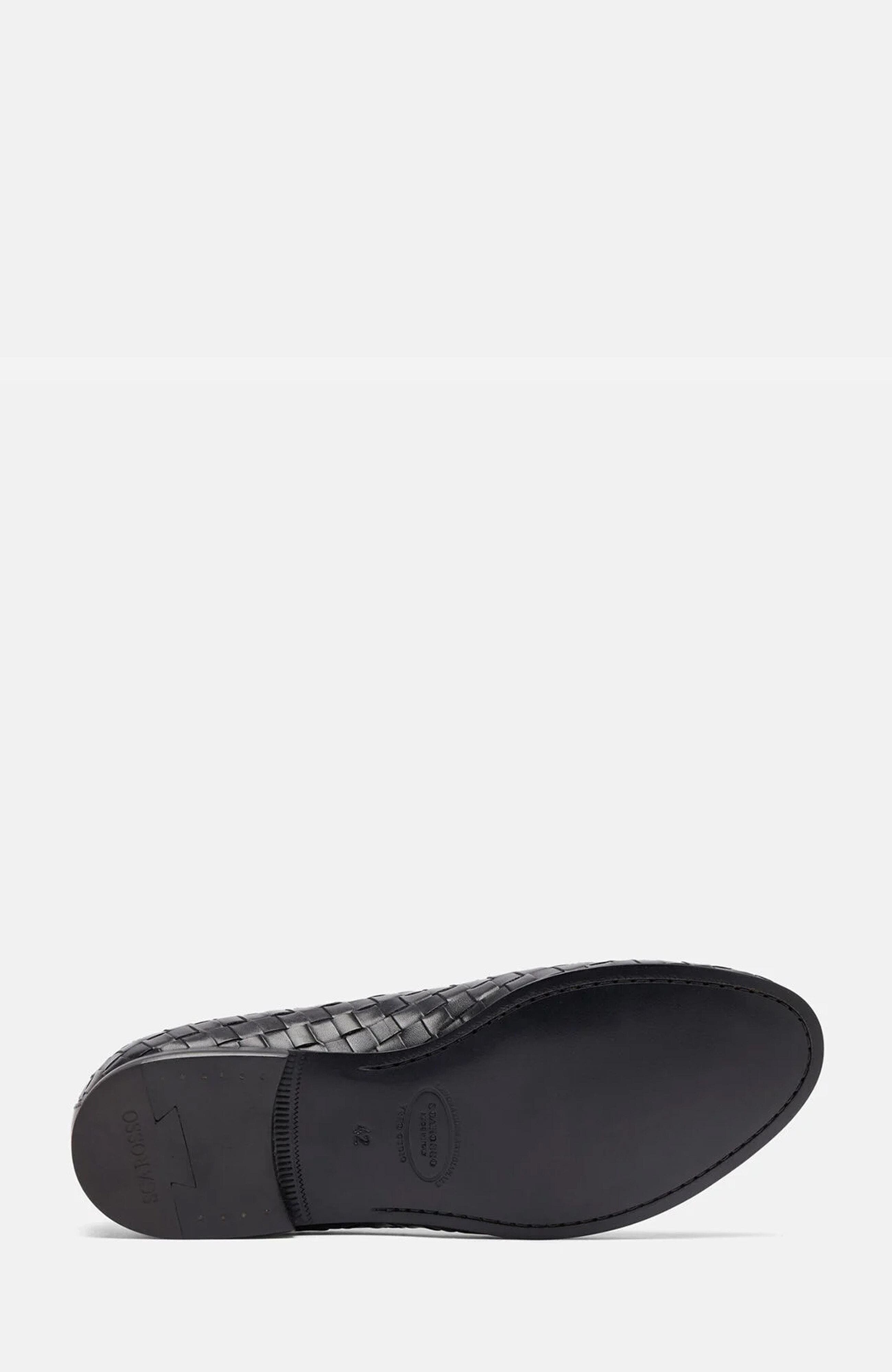 SCAROSSO Vittorio Loafers, Alternate, color, Black - Calf