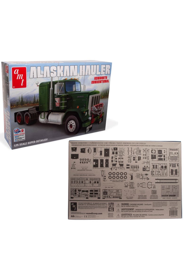 Alaskan Hauler Kenworth Tractor 1 to 25 Scale Model Kit, Alternate, color, Multicolored