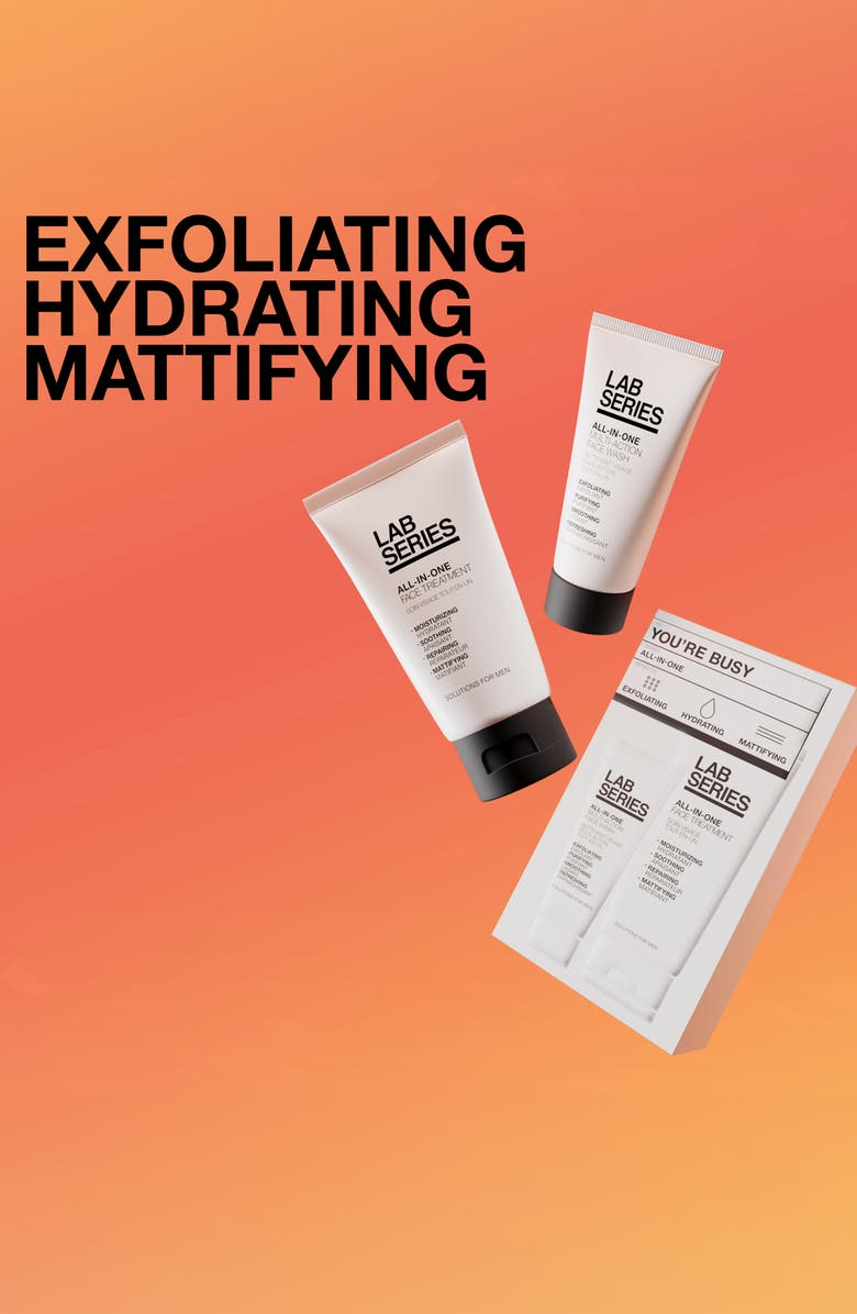 Lab Series Skincare for Men All-In-One You're Busy 2-Step Men's Skincare Set, Alternate, color, 