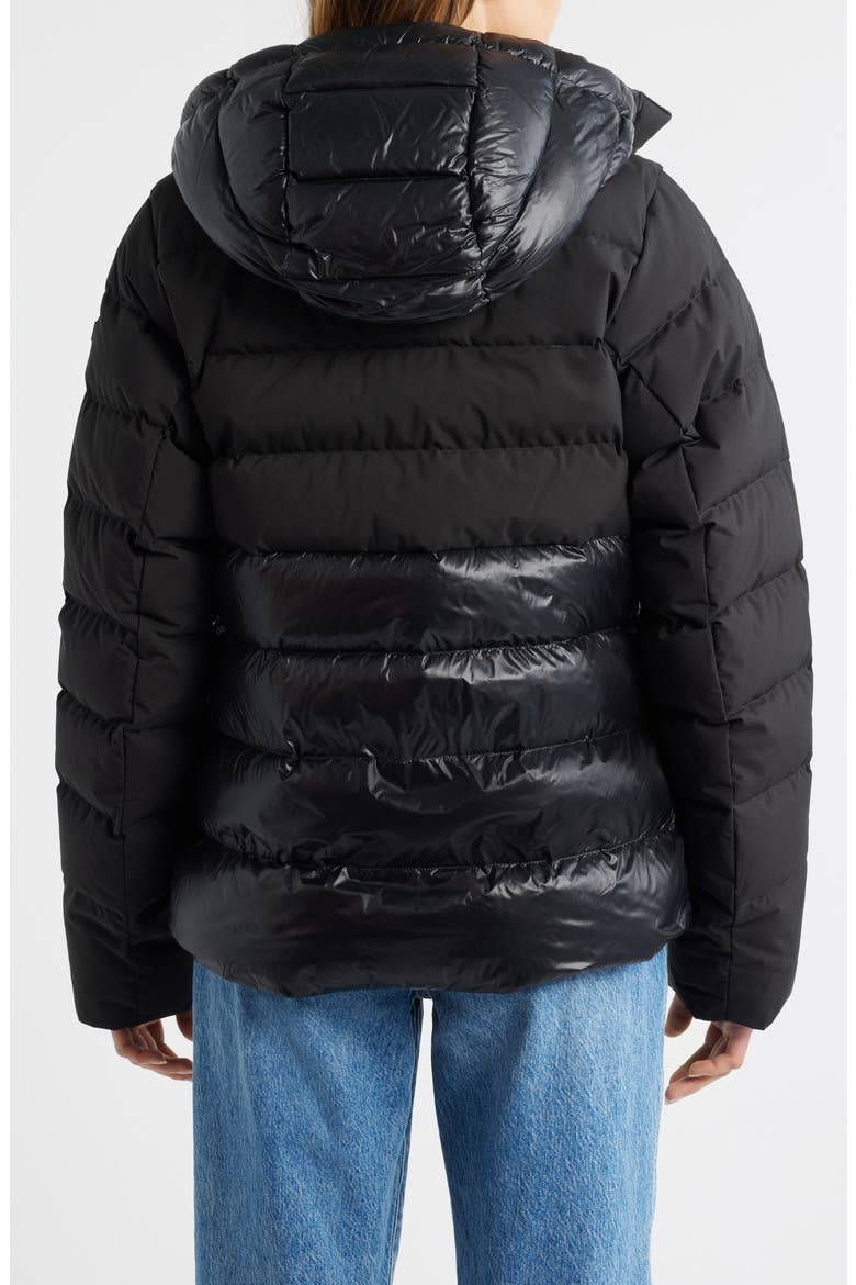 Winter Bliss 600 Fill Power Down Parka, Alternate, color, BLACK