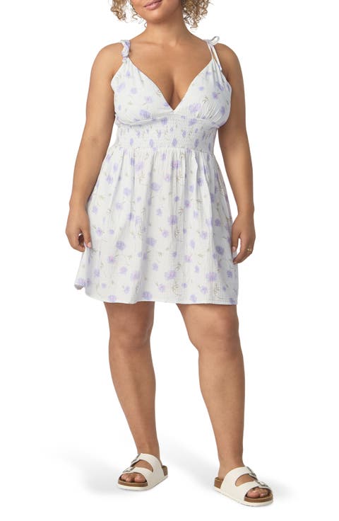 Smocked Waist Mini Sundress