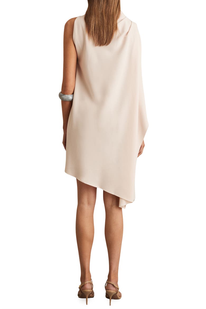 Ellery One-Shoulder Asymmetric Hem Dress, Alternate, color, PALE PINK