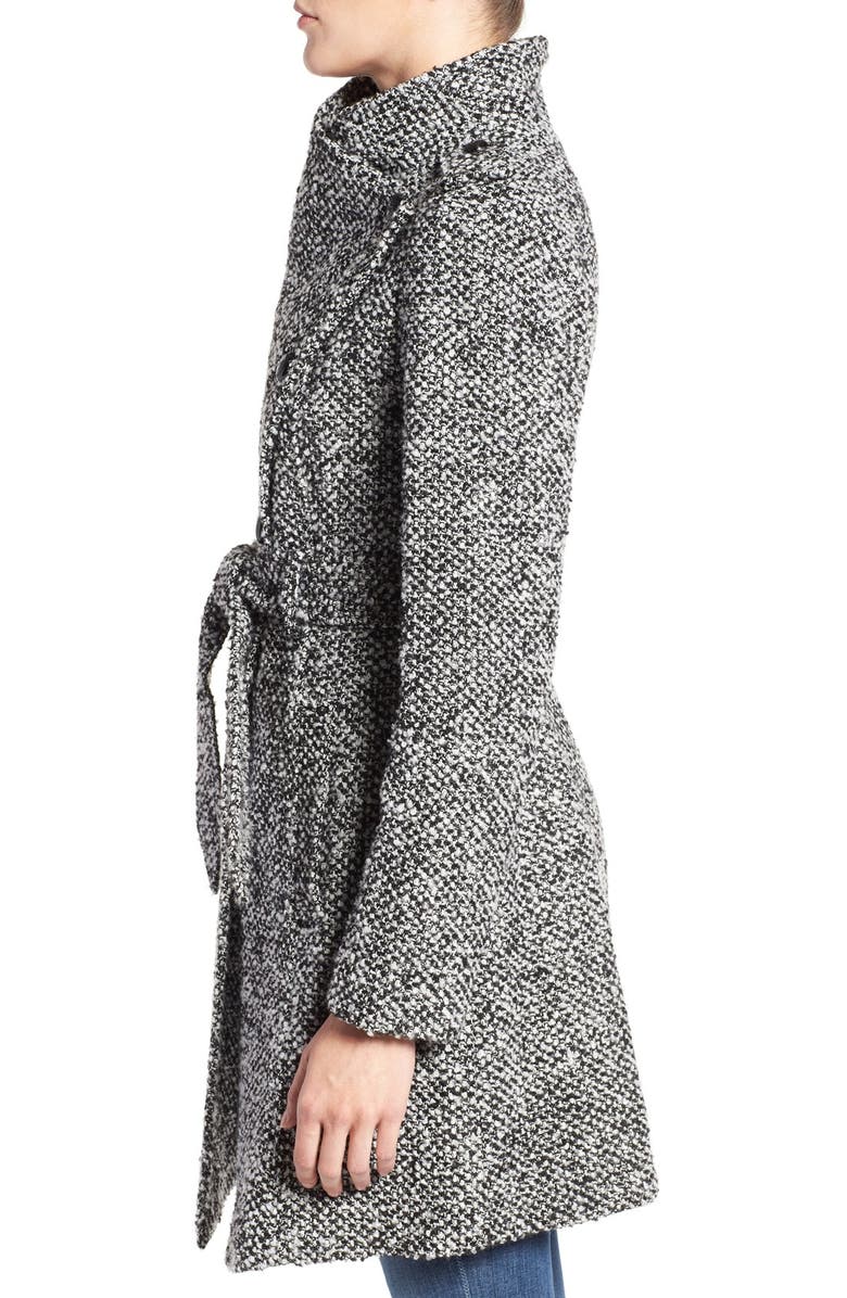 GUESS Water Resistant Asymmetrical Trench Coat, Alternate, color,