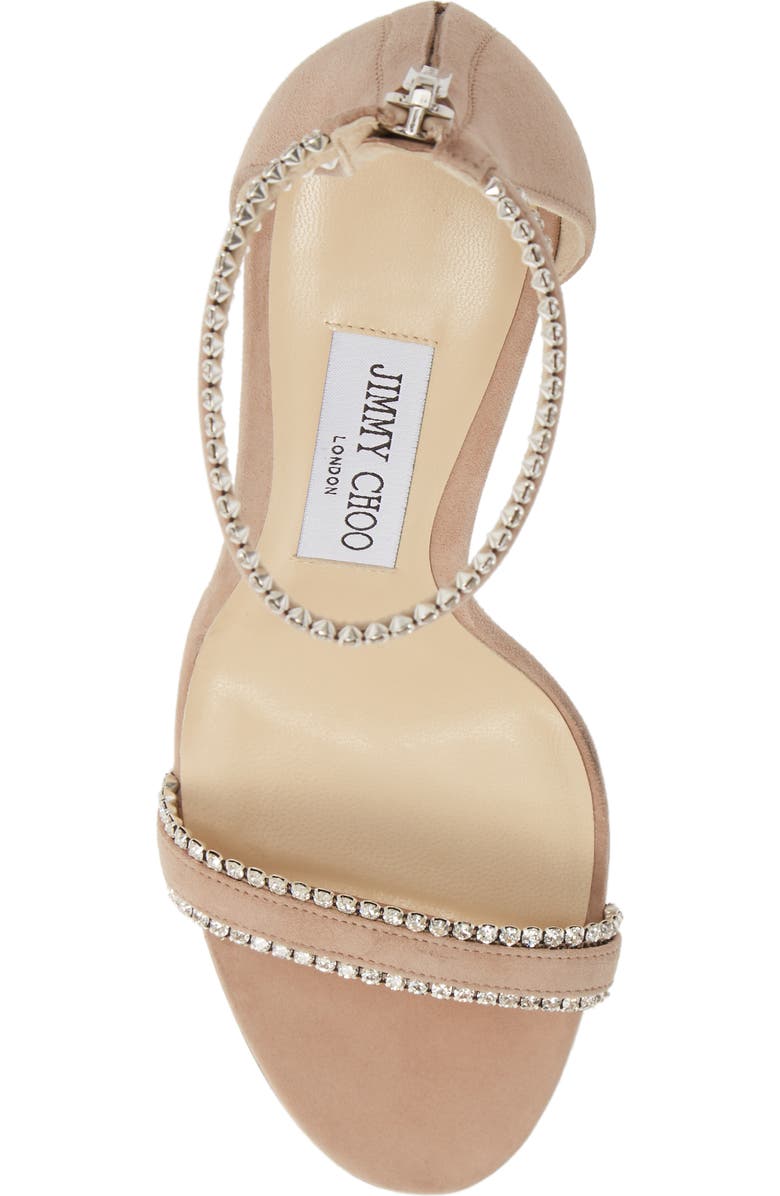 Jimmy Choo Dochas Embellished Ankle Strap Sandal, Alternate, color,