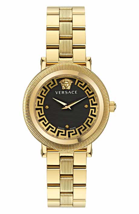 Versace Greca Flourish Bracelet Watch, 35mm