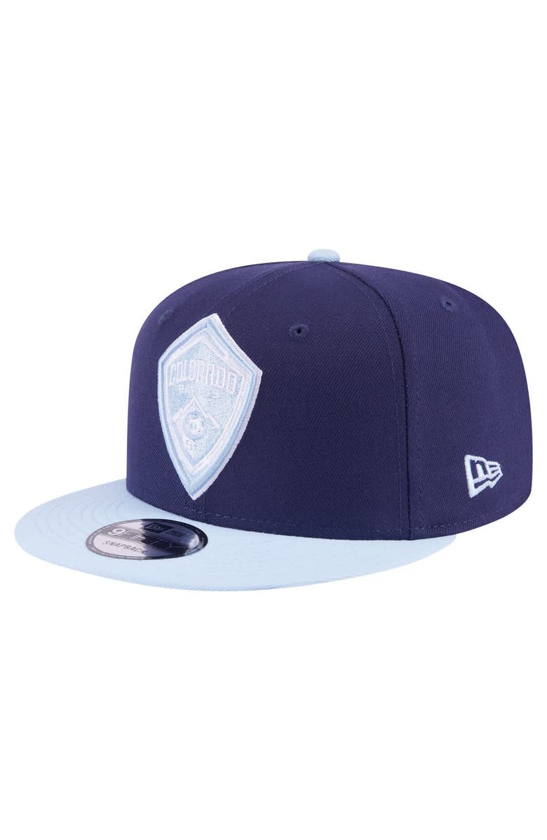 New Era Men's New Era Navy Colorado Rapids Color Pack Two-Tone 9FIFTY Snapback Hat, Main, color, Navy