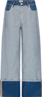 ICHI Ihmianna Two-Tone Jeans