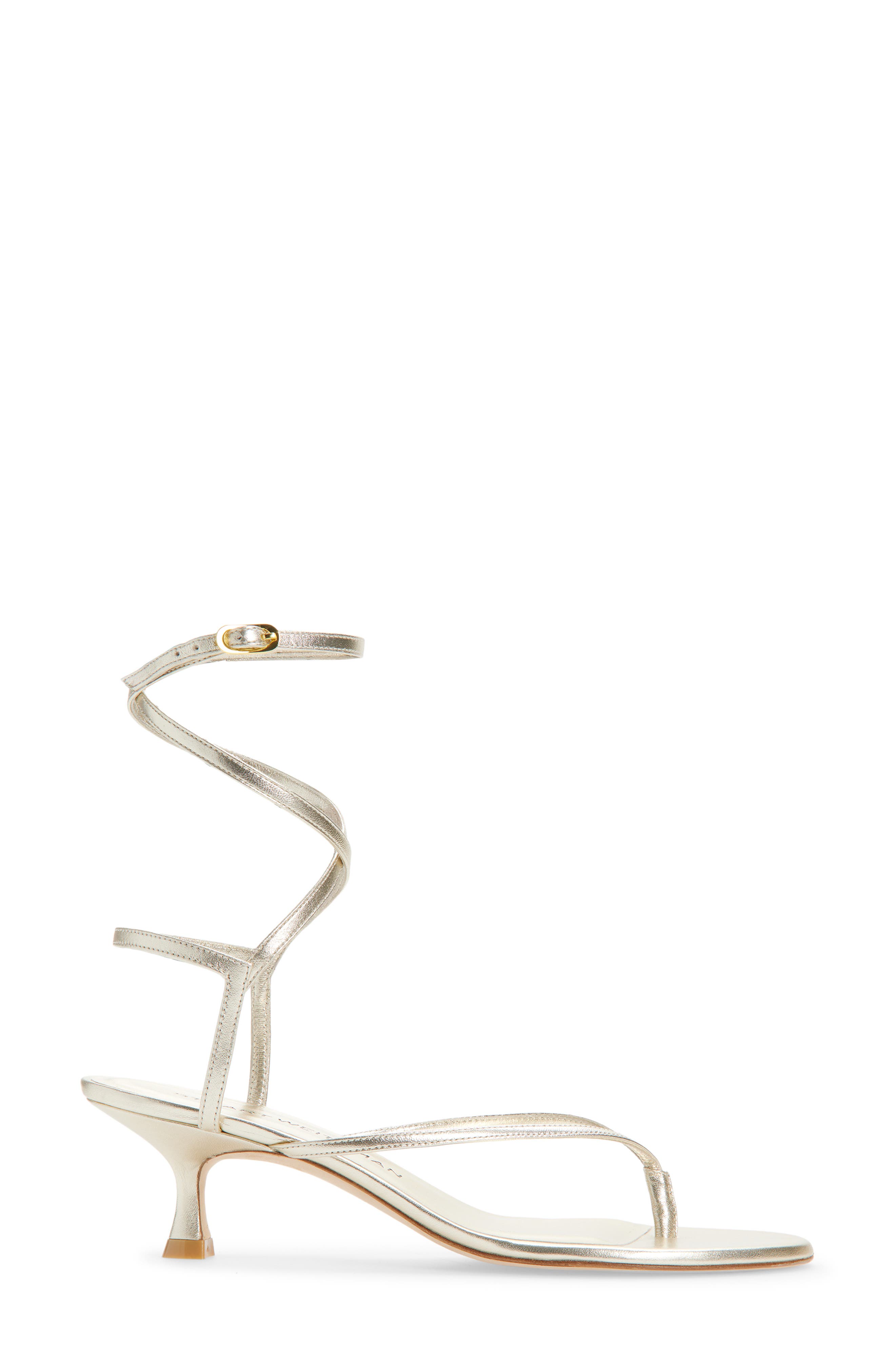 Stuart Weitzman Cabo II Sandal, Alternate, color, Light Gold