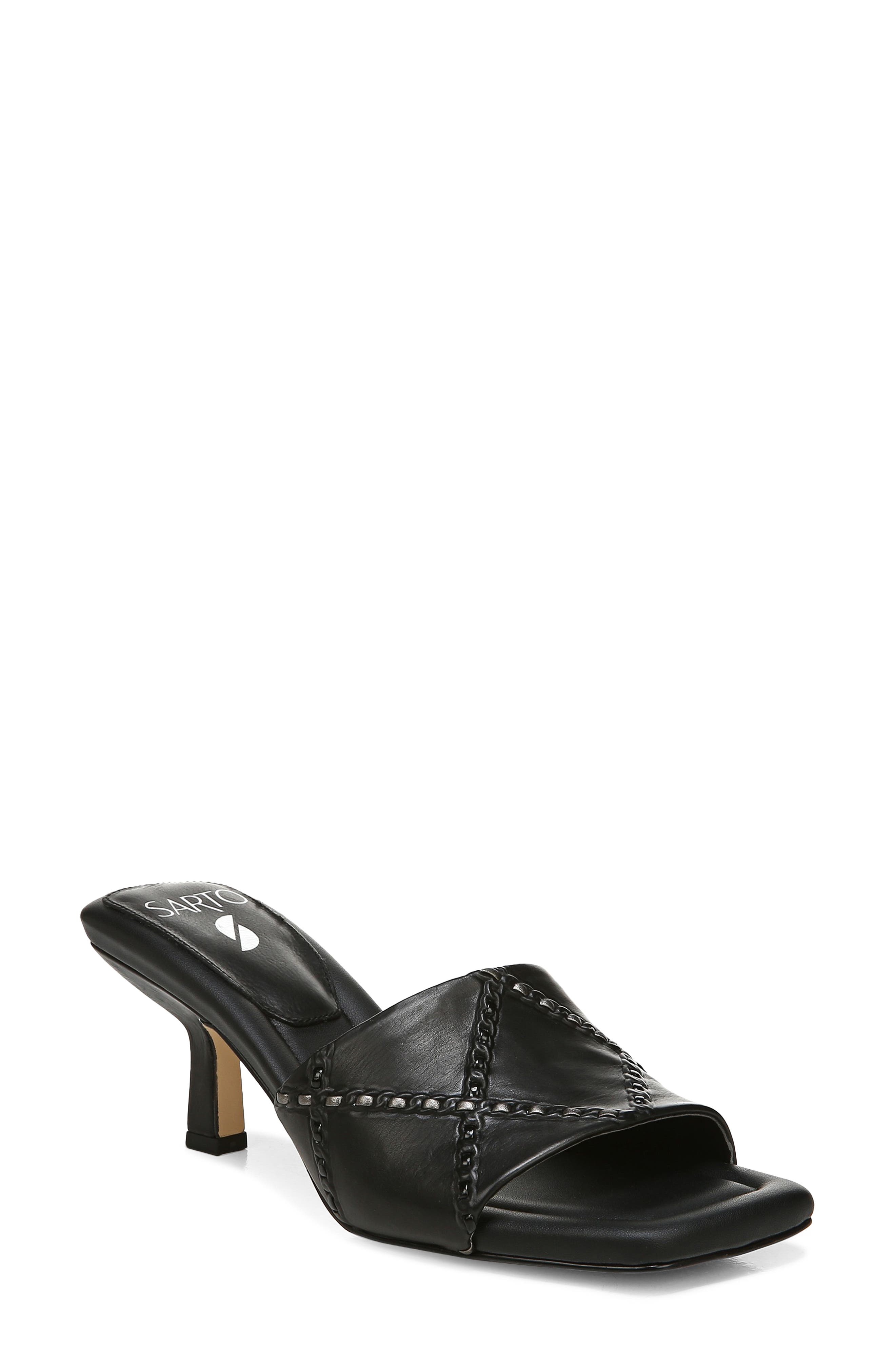 SARTO by Franco Sarto A-Betty Square Toe Slide Sandal, Main, color, 