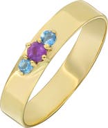 Bony Levy Color 14K Gold Oval Pendant Ring