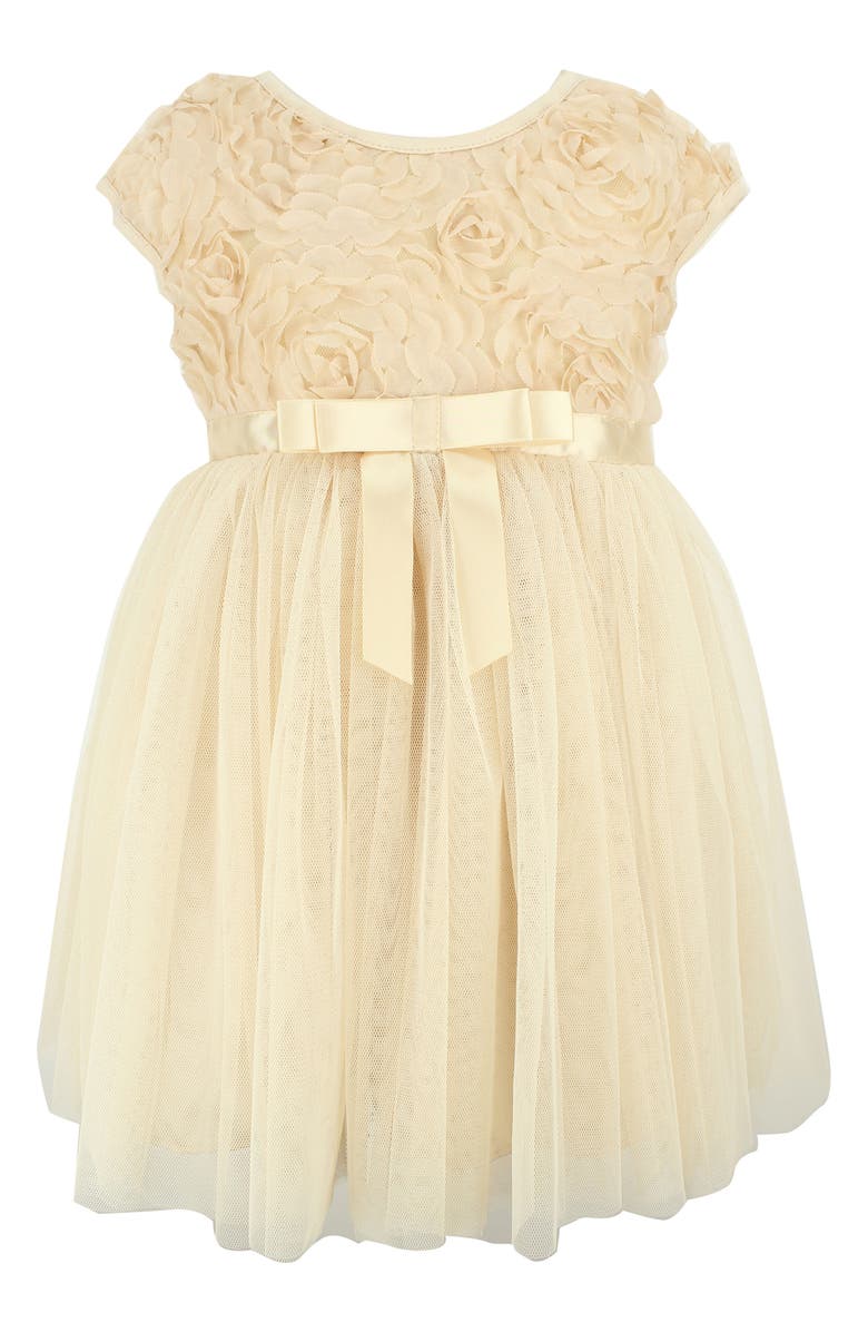 Popatu Rosette Tulle Dress, Main, color,
