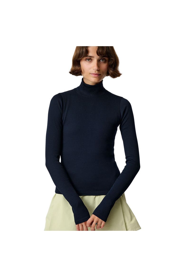Ribbed Merino Turtleneck 02 - Women's, Main, color, Woad