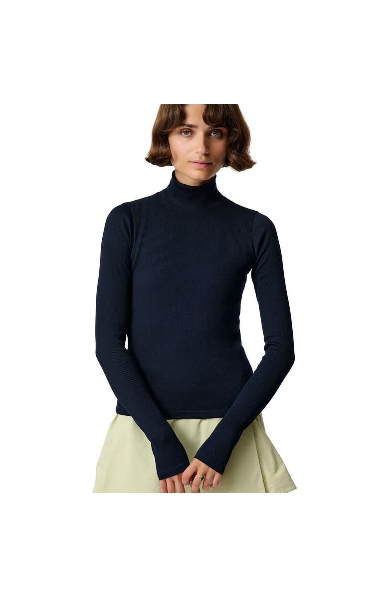 Hikerkind Ribbed Merino Turtleneck 02 - Women's, Main, color, Woad
