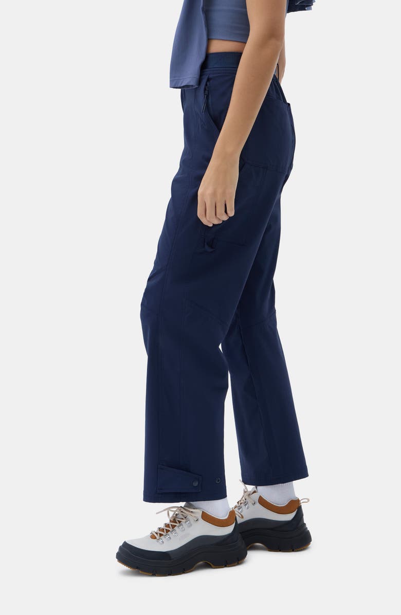 Halfdays Bastille High Waist Ripstop Pants, Alternate, color, Navy