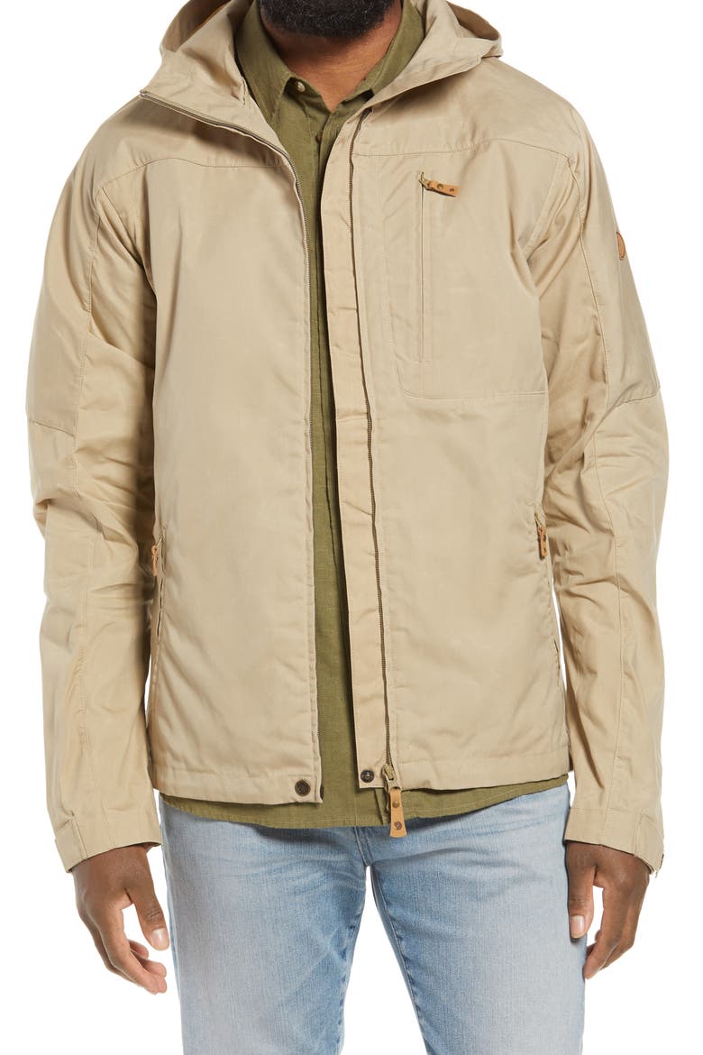 'Sten' Hooded Jacket, Main, color, SAND STONE